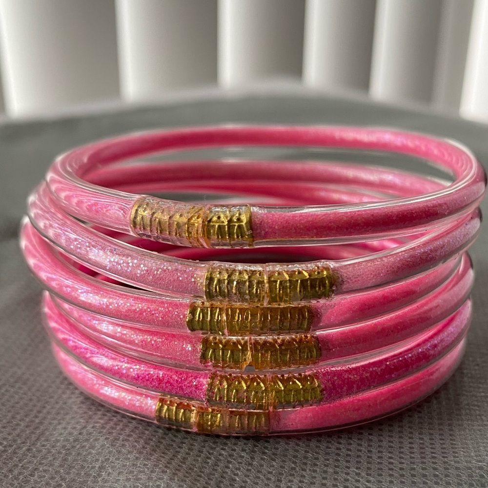 Barbie Pink Bangles set like Budhagirl weightless & soundless FANTASTIC 💓💕